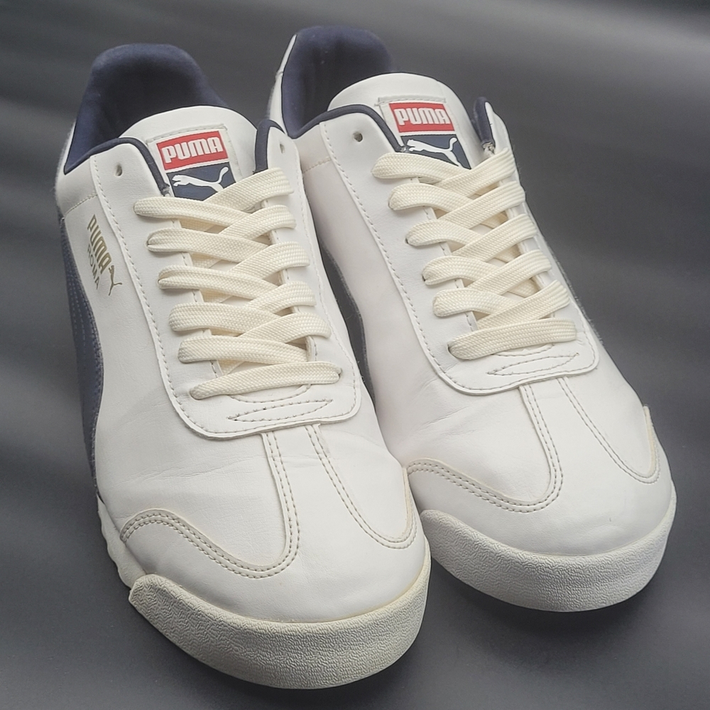 PUMA Roma Basic Legends USA "White" - Like New, Retro Style, Men's Size 11, used